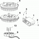 15 E15DHTLINR Статор, маховик