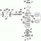 75 E75DPLINC Коленчатый вал , поршни