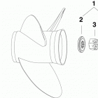 15 E15DHTLINR Винт гребной