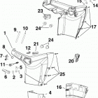 55 E55MRLINB Нижний кожух двигателя