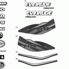 175 E175DPLINE Decals - blue