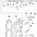 15 E15DHTLINR Головка блока цилиндров и термостат