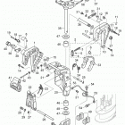 9.8 PORTABLE E10EL4INS 16-4_stern & swivel bracket (el models)