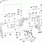 25 E25DTSLINC Swivel bracket - power trim and tilt