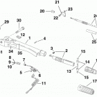 40 E40DRLINC Tiller arm (dr)