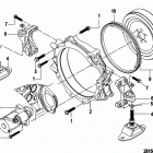 2.0L ES 130 70002130 THRU 70015639 Flywheel housing