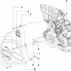 CMD QSD 2.8 ES 220 88300000 & Up Drive belt cover, inboard