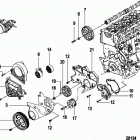 2.0L ES 130 70002130 THRU 70015639 Timing belt and components