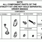 BLACKHAWK               1994-1995 ALL Continuity kit