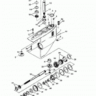 BRAVO TWO 0F730000 THRU 0M100000 Gear housing(bravo ii)