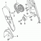 2.5L SDI 75 I5 ANF001003 & Up Toothed belt and cover