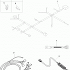CMD 1.7 MI 120 I/L4 88109041 & Up Wiring harness and clips