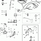350 MAG. ALPHA (4 BBL.)    GM 350 V-8 1997 0K001527 THRU 0K999999 Wiring harness and electrical components