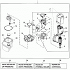 BRAVO XZ ONE 0L914990 THRU 0M999999 Pump  /  motor(top mount reservoir) (design ii - 1...
