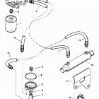 7.4LX BRAVO (MPI)(GEN. V)   GM 454 V-8 1996 0F602010 THRU 0F801999 Oil filter and adaptor