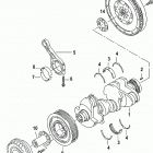 3.0L TDI 225 V6 CEZ000201 & Up Engine components, cranshaft  /  connecting rod be...