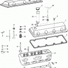7.4L BRAVO (MPI)(GEN. VI)    GM 454 V-8 1998-2000 0L010003 THRU 0M024330 Cylinder head and rocker cover