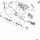 496 MAG EC (Base Model) 1A066166 THRU 1A350440 Cooling system, raw water, starboard (sn 1a349419 ...