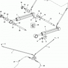 BRAVO TWO 0W250000 & Up Trim cylinders and hydraulic hoses(standard transo...