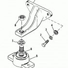 454 MAG. BRAVO (GEN. V) GM 454 V-8 1995-1996 0F305000 THRU 0F801699 Крепление двигателя
