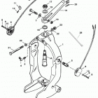 ALPHA ONE (GEN.II)    1996-1997 0F680000 THRU 0K999999 Gimbal ring and steering lever