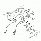 4.3L MPI  ALPHA/BRAVO 0M615000 THRU 0W309999 Shift bracket(alpha)(sn-0m659999 and below)