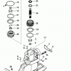 BRAVO X ONE 0W250000 & Up Driveshaft housing and drive gears