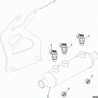 496 MAG EC (Base Model) 1A066166 THRU 1A350440 Axius steering components, oil cooler and bracket