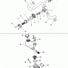 3.0L MPI EC 1A072812 & Up Closed cooling system, poppet valve   /   thermost...