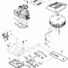 5.7L EFI (2 BBL.-TBI)    GM 350 V-8 1996 0F752400 THRU 0K001505 Throttle linkage (alpha engines)