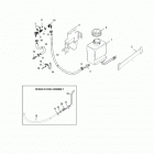 3.0L    GM 181 I/L4 0L097000 THRU 0W301999 Oil reservoir bottle and bracket