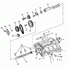 4.3L EFI  (GEN+) TBI    GM 262 V-6 0L619000 THRU 0M322780 Cylinder block and camshaft