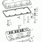 502 MAG. BRAVO (GEN. V)     GM 502 V-8 1992-1993 0D824589 THRU 0F114528 Cylinder head and rocker cover