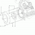 CMD 4.2 MS 200 88020200 THRU 88030000 Flywheel housing cover(inboard)