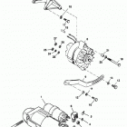 7.4LX BRAVO (MPI)(GEN. V)   GM 454 V-8 1996 0F602010 THRU 0F801999 Starter motor and alternator