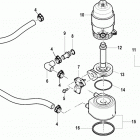 2.0L ES 130 70002130 THRU 70015639 Oil filter assembly