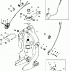 BRAVO TWO 0W250000 & Up Gimbal ring and steering lever