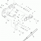 4.3L EFI  (GEN+) TBI    GM 262 V-6 0L619000 THRU 0M322780 Shift bracket(alpha engines)