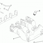 100 VAZER 1A035000 THRU 1A036006 Exhaust system, manifold