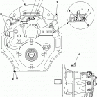 2.0L ES 130 70002130 THRU 70015639 Transmission and related parts (inboard), technodr...