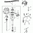 350 MAG. BRAVO MPI(GEN+)    GM 350 V-8 1996 0F602000 THRU 0K001500 Distributor and ignition components