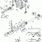 4.3L CARB ALPHA/BRAVO 0M615000 THRU 0W300012 Jackshaft components
