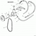454 MAG. BRAVO (GEN. V)     GM 454 V-8 1996-1997 0F801700 THRU 0K999999 Power steering components