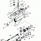 BRAVO THREE 0B664190 THRU 0F729999 Gear housing(bravo i)