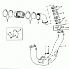 350 MAG. BRAVO MPI   GM 350 V-8 1995 0F415189 THRU 0F601999 Глушитель