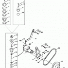 4.3LX  (GEN II) (4 BBL.)    GM 262 V-6 1996 0F601127 THRU 0F802999 Sea water pump assembly(use with bravo engines)