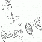 4.3LX  (GEN II) (4 BBL.)    GM 262 V-6 1992-1993 0D714370 THRU 0F001219 Коленвал и поршни