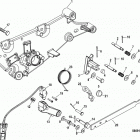 4.5L MPI 250 Alpha/Bravo 2A441953 & Up Shift bracket, bravo