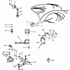 454 MAG. BRAVO (GEN. V) GM 454 V-8 1995-1996 0F305000 THRU 0F801699 Wiring harness and electrical components