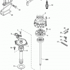 4.3L MPI  ALPHA/BRAVO 1A030370 THRU 1A063239 Distributor and ignition components